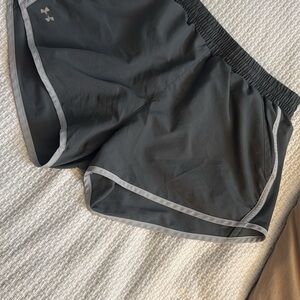 Under Armour Women's Charcoal Gray Athletic Shorts